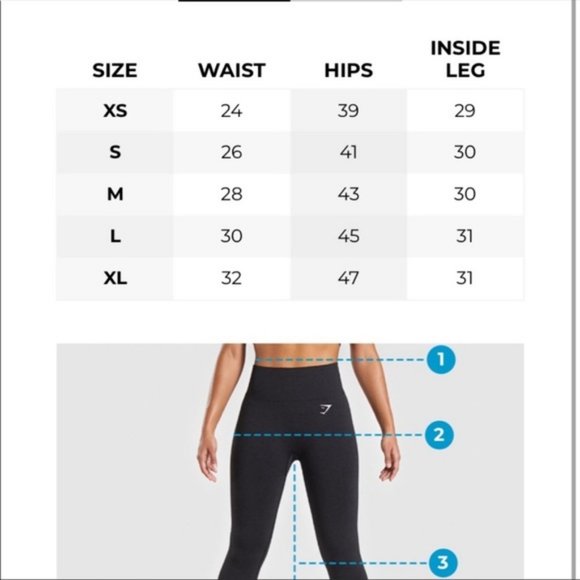 GymShark Adapt Seamless Gray Pink Ombré - Picture 4 of 15